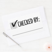 Sticker Rectangulaire Papiers de notation de l'enseignant Étudiant Art e (Enveloppe)