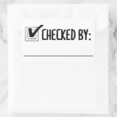 Sticker Rectangulaire Papiers de notation de l'enseignant Étudiant Art e (Sac)