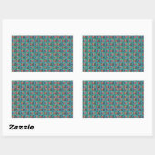 Sticker Rectangulaire Papillon coloré | Filtres | Half Drop | (Feuille)