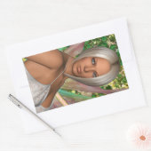 Sticker Rectangulaire Papillon de fée (Enveloppe)