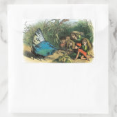 Sticker Rectangulaire Papillon Elf Art Cute Elves Papillons (Sac)