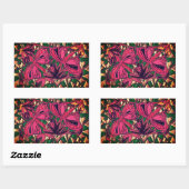 Sticker Rectangulaire Papillons (Feuille)