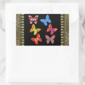 Sticker Rectangulaire Papillons (Sac)