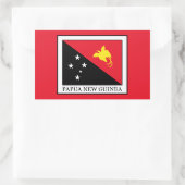 Sticker Rectangulaire Papouasie-Nouvelle-Guinée (Sac)