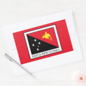 Sticker Rectangulaire Papouasie-Nouvelle-Guinée (Enveloppe)