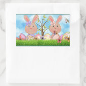 Sticker Rectangulaire Pâques (Sac)