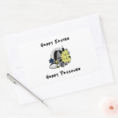 Sticker Rectangulaire Pâques et Pâques interconfessionnelles joyeuses (Enveloppe)