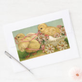 Sticker Rectangulaire Pâques Joyeuses (Enveloppe)