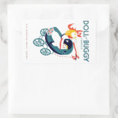 Sticker Rectangulaire Parade poupée et buggy (Sac)