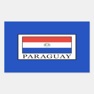 Sticker Rectangulaire Paraguay