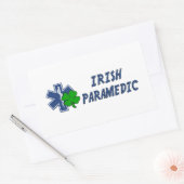 Sticker Rectangulaire Paramedic irlandais (Enveloppe)