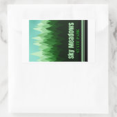 Sticker Rectangulaire Parc d'état de Sky Meadows Virginia Forest (Sac)