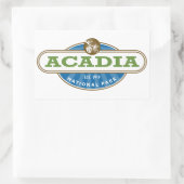 Sticker Rectangulaire Parc national Acadia USA (Sac)