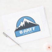 Sticker Rectangulaire Parc national Banff (Enveloppe)
