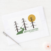 Sticker Rectangulaire Parc national Bryce Canyon Trail (Enveloppe)