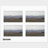 Sticker Rectangulaire Parc national de Death Valley (Feuille)