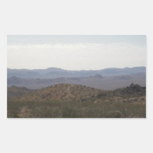 Sticker Rectangulaire Parc national de Death Valley (Devant)
