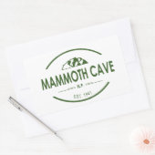 Sticker Rectangulaire Parc national de Mammoth Cave (Enveloppe)