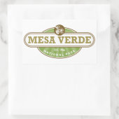 Sticker Rectangulaire Parc national de Mesa Verde (Sac)