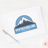 Sticker Rectangulaire Parc national de Northumberland (Enveloppe)