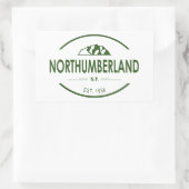 Sticker Rectangulaire Parc national de Northumberland (Sac)