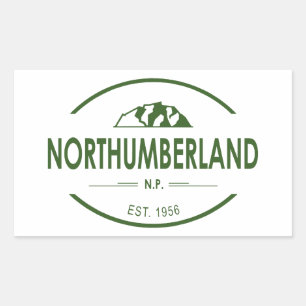 Sticker Rectangulaire Parc national de Northumberland
