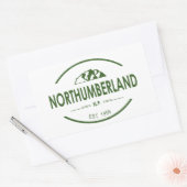 Sticker Rectangulaire Parc national de Northumberland (Enveloppe)