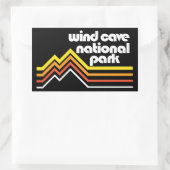 Sticker Rectangulaire Parc national de Wind Cave (Sac)