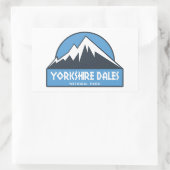 Sticker Rectangulaire Parc national de Yorkshire Dales (Sac)