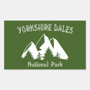 Sticker Rectangulaire Parc national de Yorkshire Dales