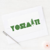 Sticker Rectangulaire Parc national de Yosemite (Enveloppe)