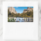 Sticker Rectangulaire Parc national de Yosemite, Californie (Sac)