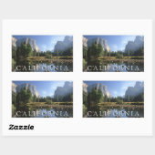 Sticker Rectangulaire Parc national de Yosemite | Californie (Feuille)