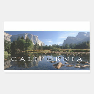 Sticker Rectangulaire Parc national de Yosemite   Californie