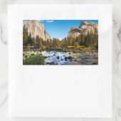 Sticker Rectangulaire Parc national de Yosemite, Californie (Sac)
