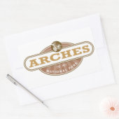 Sticker Rectangulaire Parc national des Arches (Enveloppe)