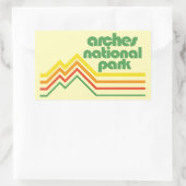 Sticker Rectangulaire Parc national des Arches (Sac)