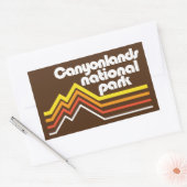 Sticker Rectangulaire Parc national des Canyonlands (Enveloppe)