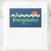 Sticker Rectangulaire Parc national des Everglades (Sac)
