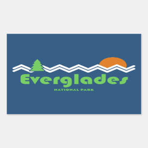 Sticker Rectangulaire Parc national des Everglades