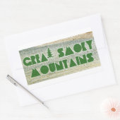 Sticker Rectangulaire Parc national des Great Smoky Mountains (Enveloppe)