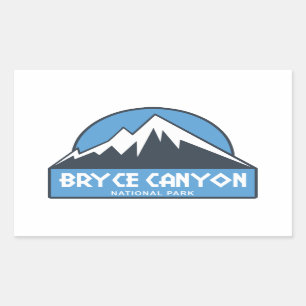 Sticker Rectangulaire Parc national du Bryce Canyon