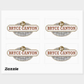 Sticker Rectangulaire Parc national du Bryce Canyon (Feuille)