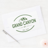 Sticker Rectangulaire Parc national du Grand Canyon (Enveloppe)