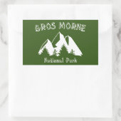 Sticker Rectangulaire Parc national du Gros Morne (Sac)