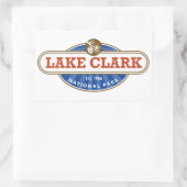Sticker Rectangulaire Parc national du lac Clark (Sac)
