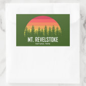 Sticker Rectangulaire Parc national du Mont-Revelstoke (Sac)