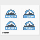 Sticker Rectangulaire Parc national Forillon (Feuille)