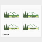 Sticker Rectangulaire Parc national Forillon Grandes vertes (Feuille)
