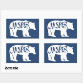 Sticker Rectangulaire Parc national Jasper (Feuille)